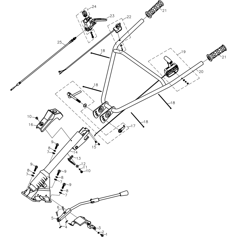 Bertolini 204 (K800 HC) (204 (K800 HC)) Parts Diagram, Handlebar