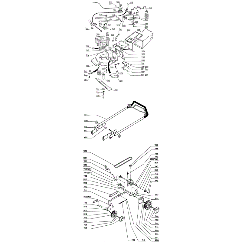 Mountfield BTS (4850) Parts Diagram, Page 1