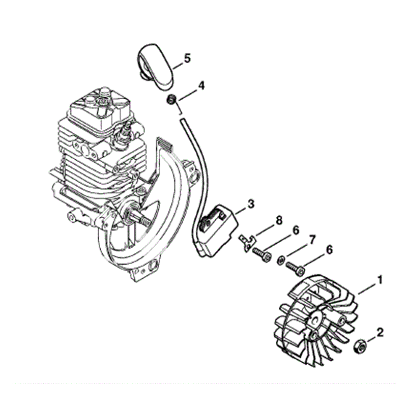 Stihl HT 101 Pole Pruner (HT101) Parts Diagram, Ignition system