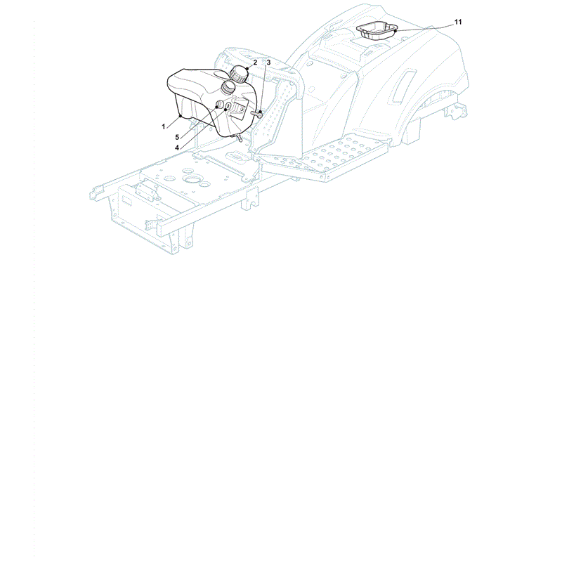 Castel / Twincut / Lawnking PT170HD (2012) Parts Diagram, Tank