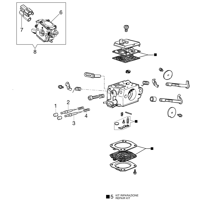 Efco 147 Petrol Chainsaw (147) Parts Diagram, 314