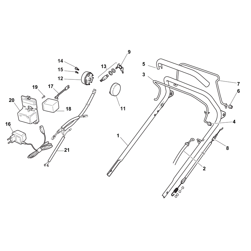 Mountfield SP454 (V35 150cc) (2011) Parts Diagram, Page 13