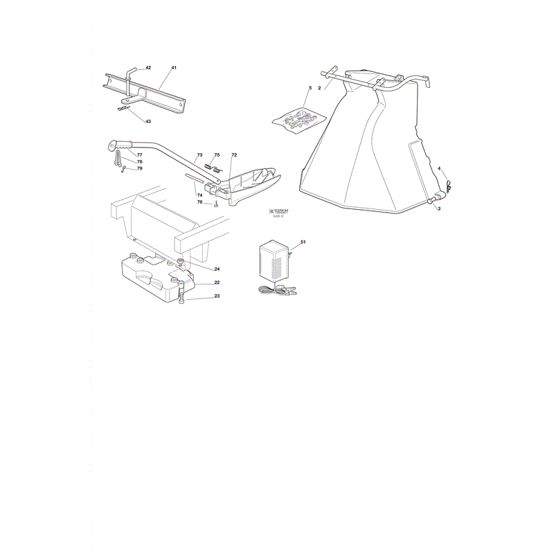 Castel / Twincut / Lawnking NJS13.5-92 (2010) Parts Diagram, Page 12