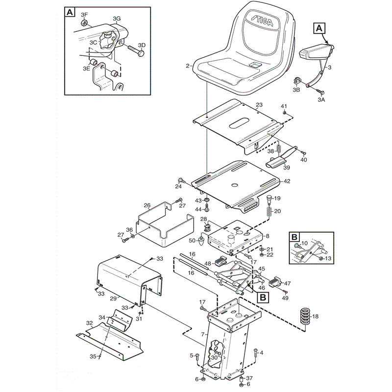 Stiga Park Pro 20 (2008) Parts Diagram, Page 6