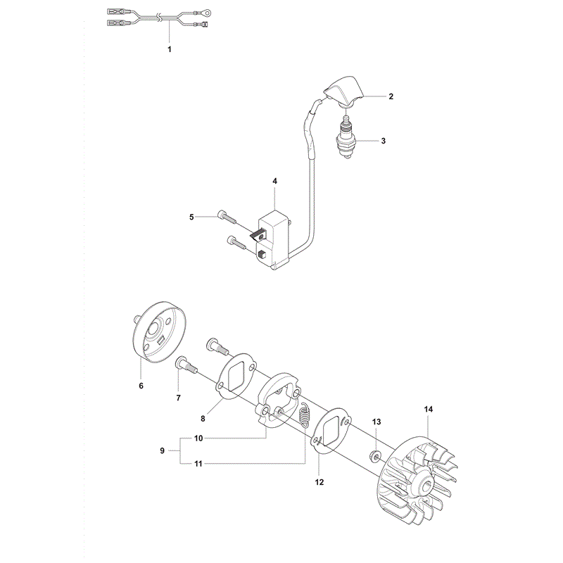 Husqvarna  323RII (2008) Parts Diagram, Page 13