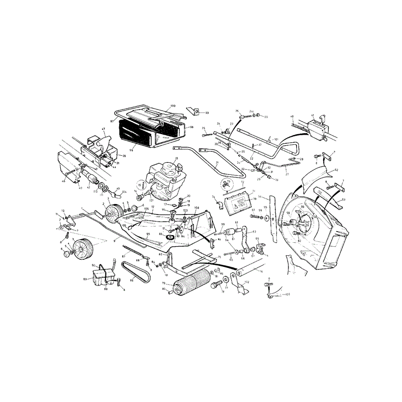 Mountfield MP84103 (01-1989) Parts Diagram, Page 1
