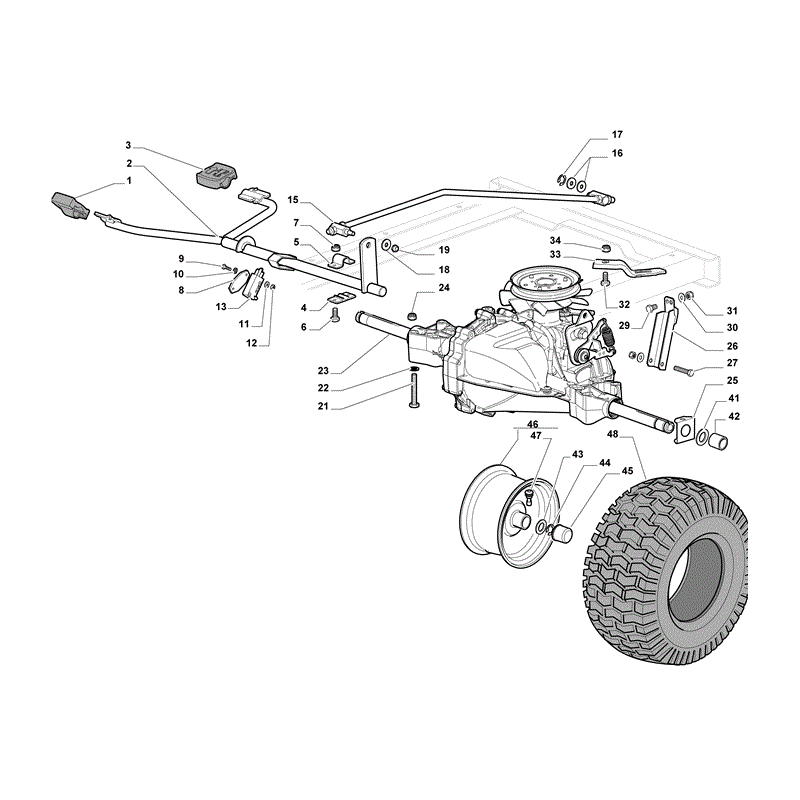 Mountfield 1538H-SD Lawn Tractor (2011) Parts Diagram, Page 5
