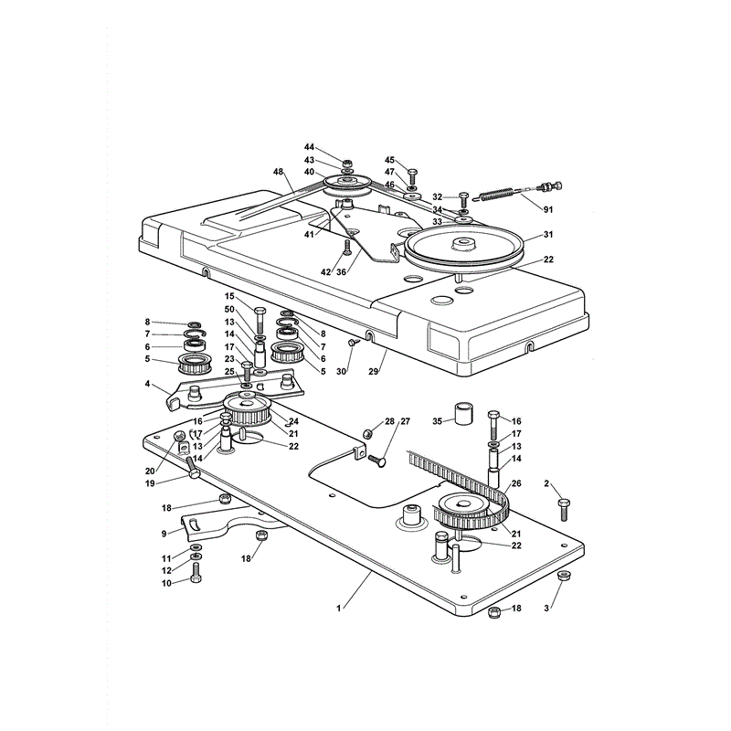 Castel / Twincut / Lawnking PT170HD (2011) Parts Diagram, Page 8