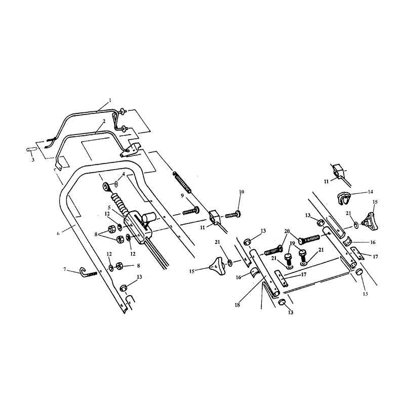 Mountfield MP83707 (01-1994) Parts Diagram, Page 2