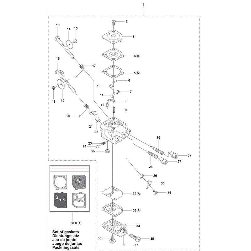 Husqvarna  241R (2007) Parts Diagram, Page 19