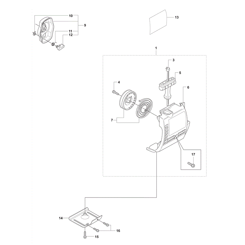 Husqvarna  326 (2009) Parts Diagram, Page 13