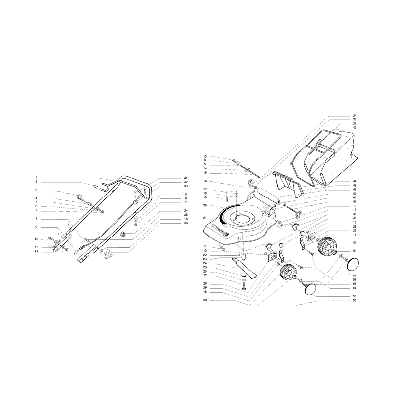 Mountfield MPR10022 (01-1998) Parts Diagram, Page 1