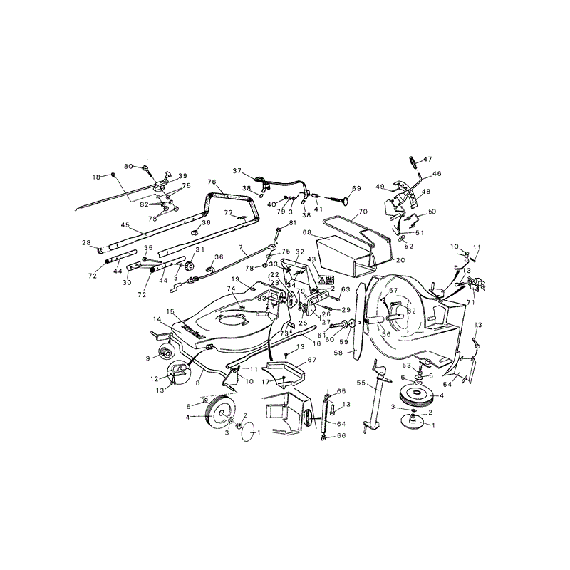 Mountfield MP84009 (01-2000) Parts Diagram, Page 1