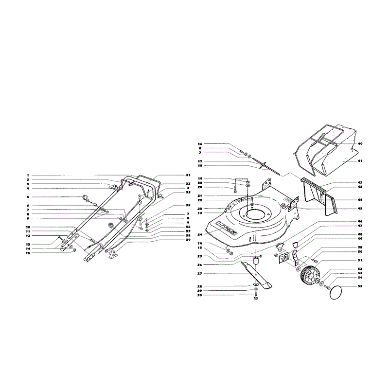Mountfield MPR10071 (01-2000) Parts Diagram, Page 1