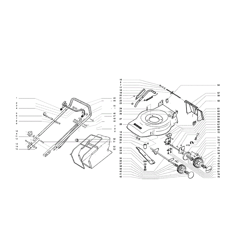 Mountfield MPR10079 (01-2000) Parts Diagram, Page 1