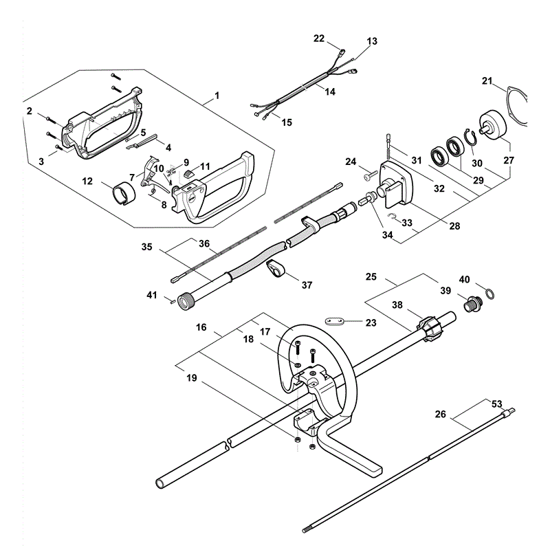 Mountfield BJ 345F Petrol Brushcutter [285422003/M10] (2011) Parts Diagram, Page 2