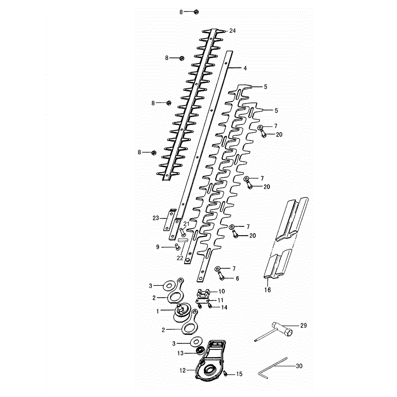 Tanaka THP-230SS (1648-H43) Parts Diagram, BLADE