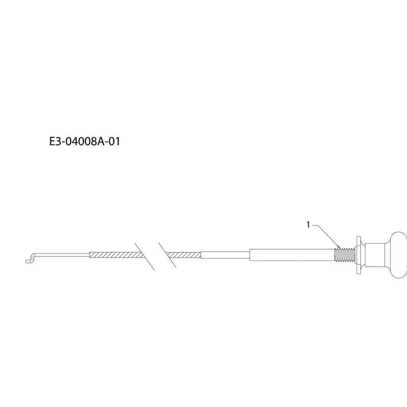 Oleo-Mac KROSSER 80-12,5 T Cat.2010 (KROSSER 80-12,5 T Cat.2010) Parts Diagram, Starter cable