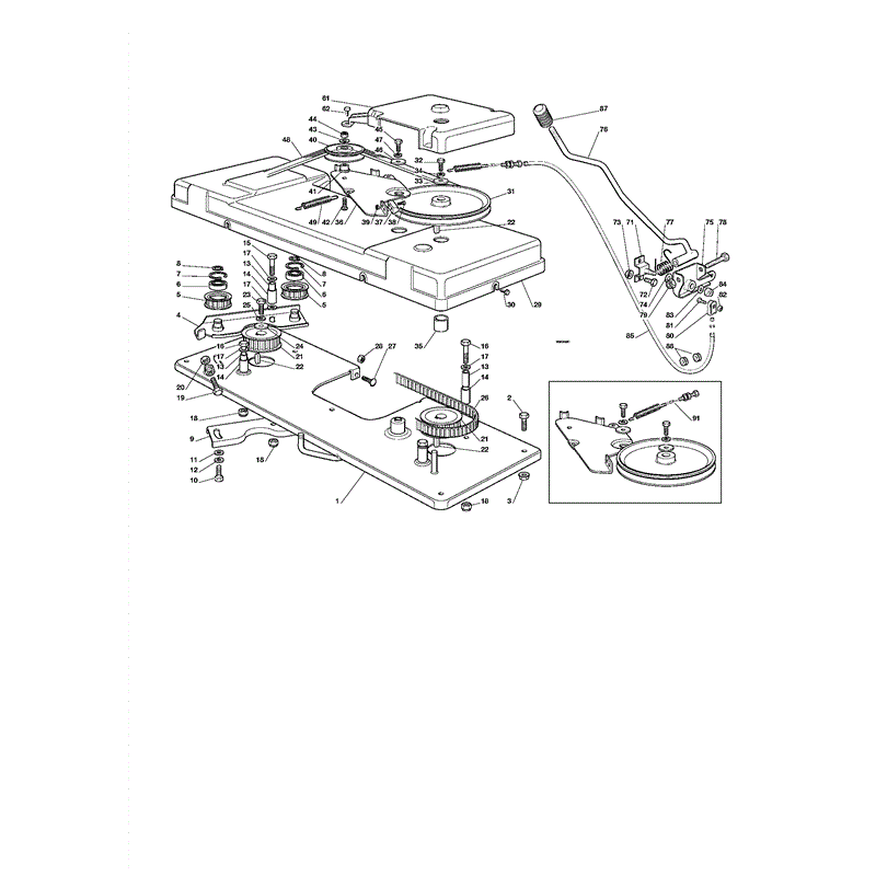 Mountfield 1440H Lawn Tractor (01-2001) Parts Diagram, Page 12