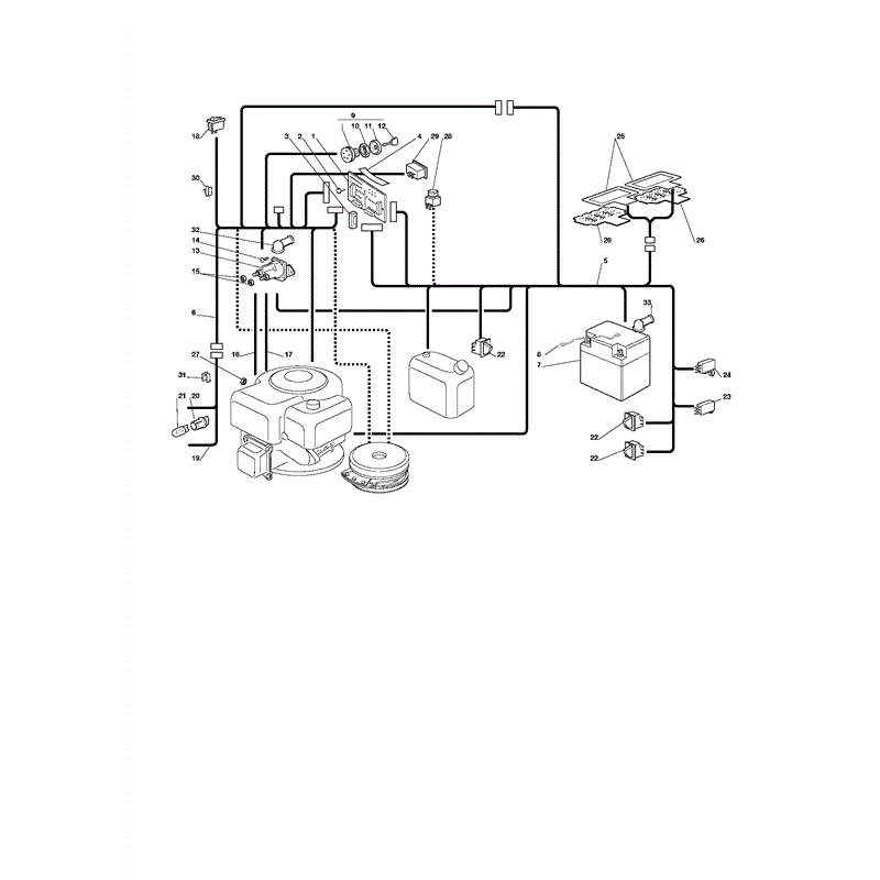 Mountfield 1440H Lawn Tractor (01-2001) Parts Diagram, Page 15