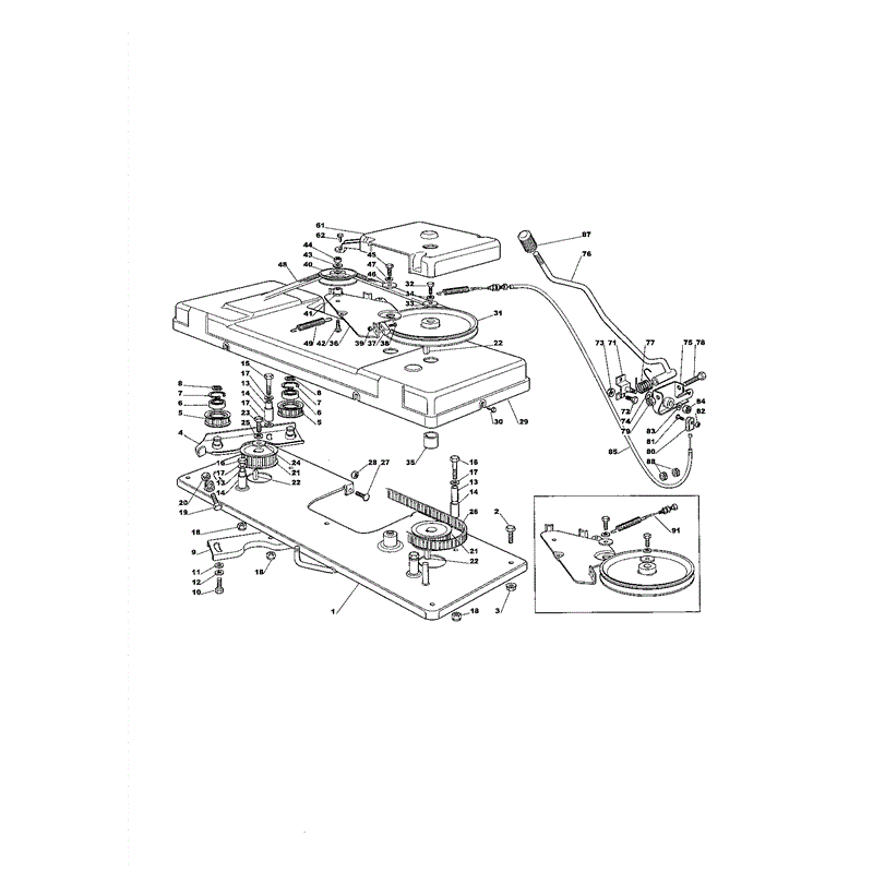 Mountfield 1440M Lawn Tractor (01-2002) Parts Diagram, Page 12