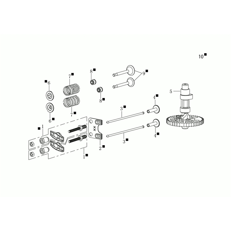 Oleo-Mac G 48 PK COMFORT PLUS (K605) EURO 5 (G 48 PK COMFORT PLUS (K605) EURO 5) Parts Diagram, Reed valve kit