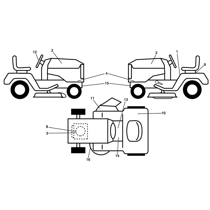 McCulloch M115-77RB (96051001102 - (2011)) Parts Diagram, Page 1