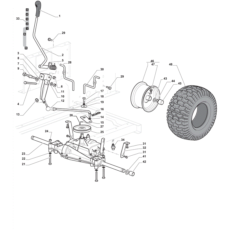 Mountfield 1430 Lawn Tractor (2012) Parts Diagram, Page 6