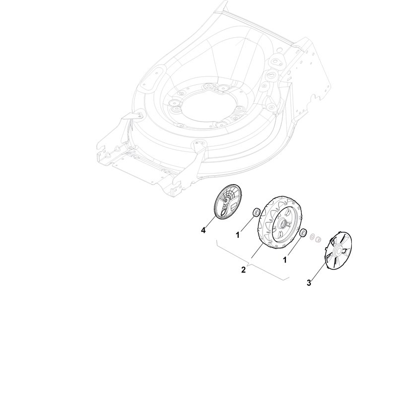ATCO (New From 2012) LINER 19SE V  (2018) (2018) Parts Diagram, Wheels And Hub Caps