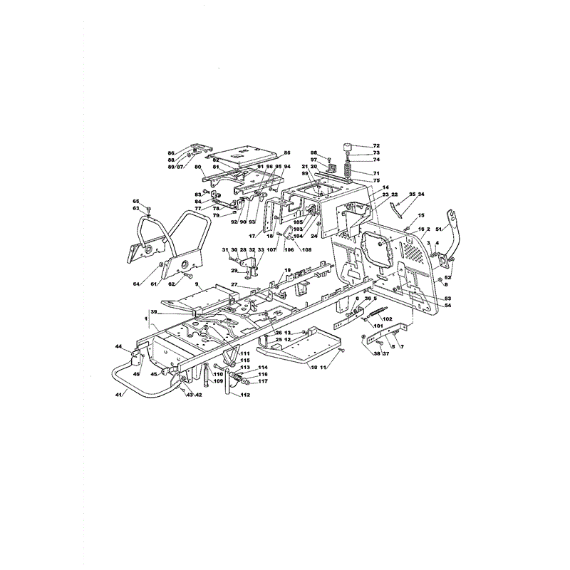 Mountfield 1440H Lawn Tractor (01-2003) Parts Diagram, Page 5