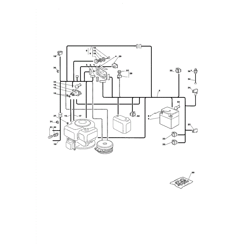 Mountfield 1440H Lawn Tractor (01-2003) Parts Diagram, Page 6