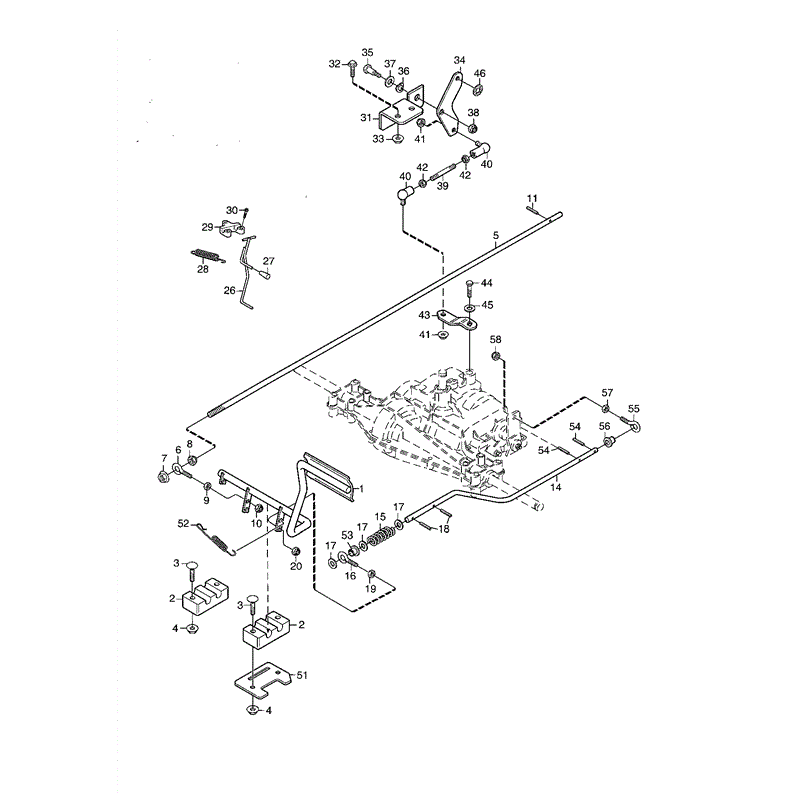 Mountfield 2105M Lawn Tractor (01-2004) Parts Diagram, Page 1
