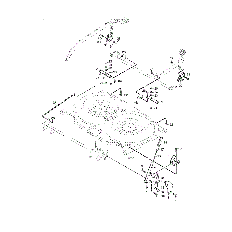 Mountfield 2105M Lawn Tractor (01-2004) Parts Diagram, Page 15
