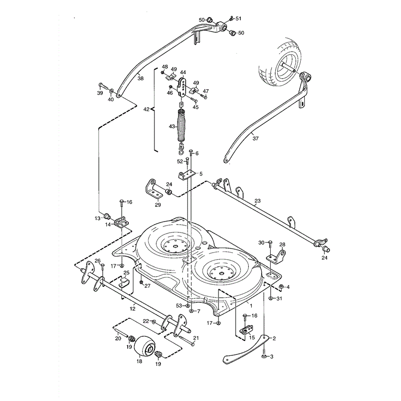 Mountfield 2105M Lawn Tractor (01-2004) Parts Diagram, Page 16