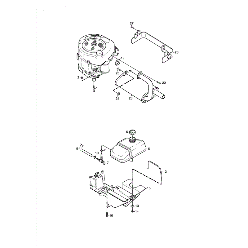 Mountfield 2105M Lawn Tractor (01-2004) Parts Diagram, Page 7