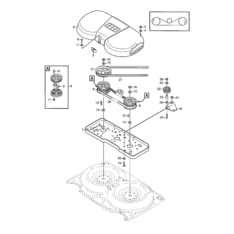 Mountfield 2125H Lawn Tractor (01-2004) Parts Diagram, Page 17
