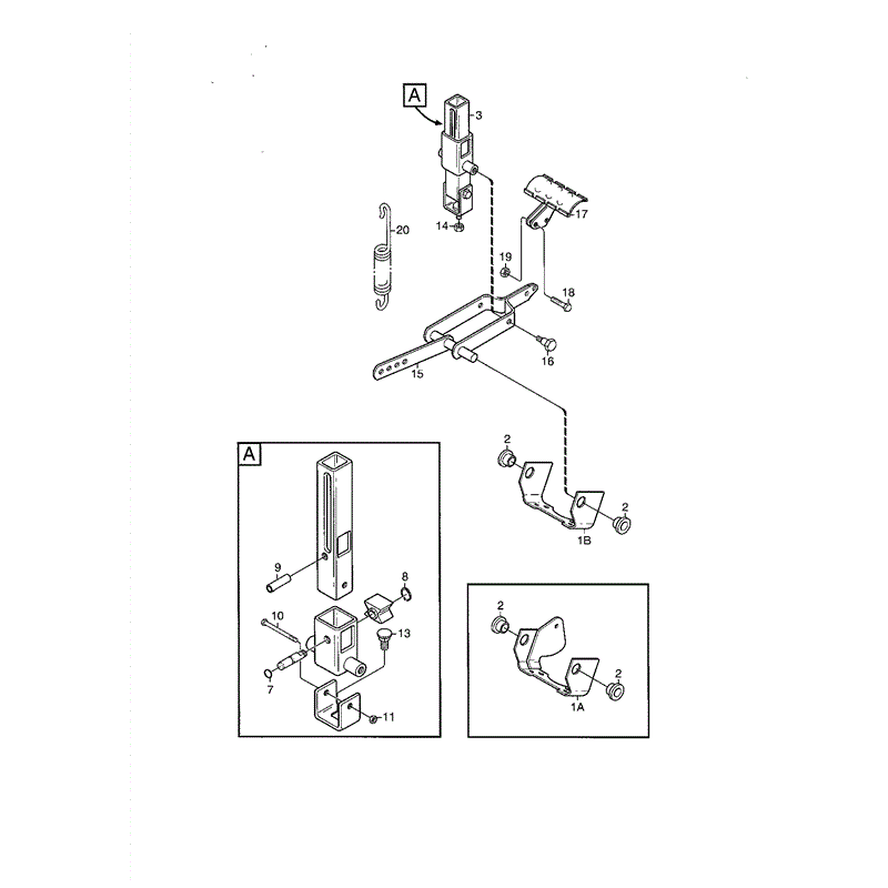 Mountfield 4125M Ride-on (01-2004) Parts Diagram, Page 17