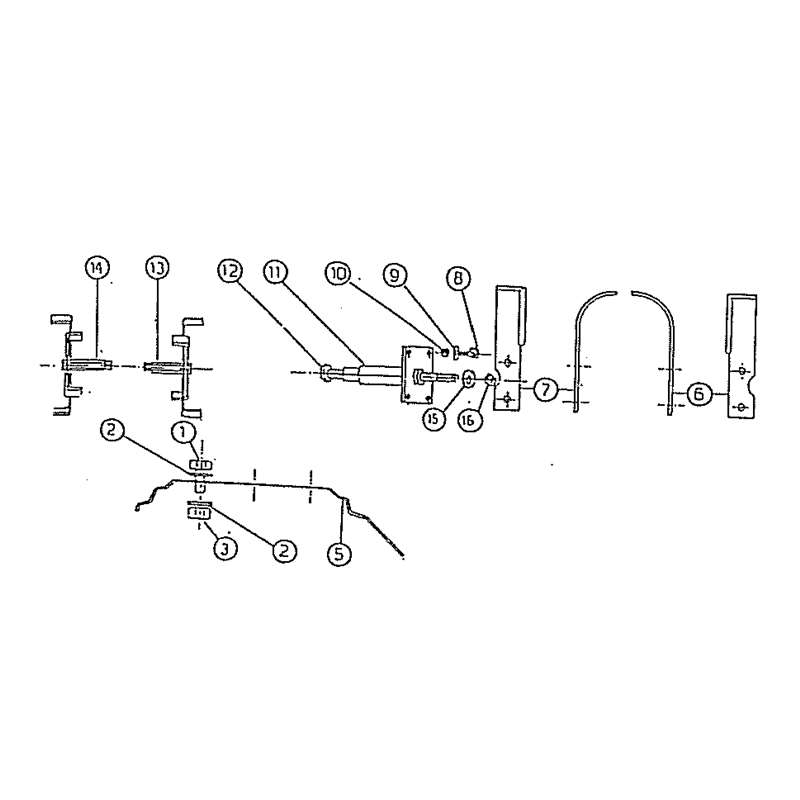 Bertolini 204 (204) Parts Diagram, Cultivator head extension kit