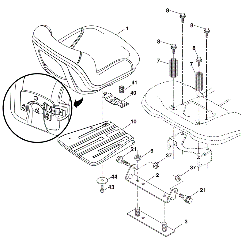 McCulloch M115-77RB (96051001102 - (2011)) Parts Diagram, Page 10