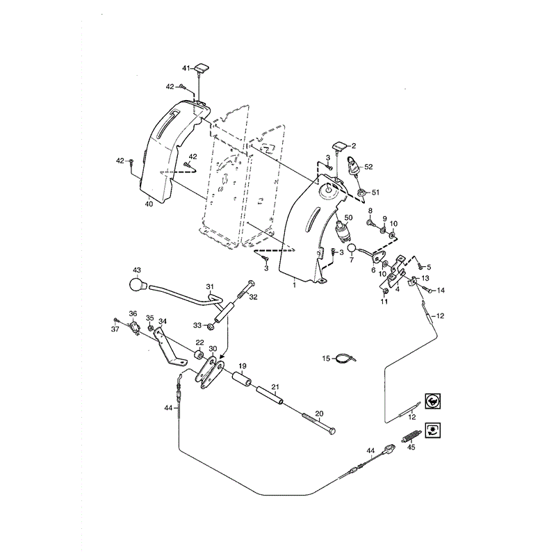 Mountfield 2125H Lawn Tractor (01-2005) Parts Diagram, Page 2