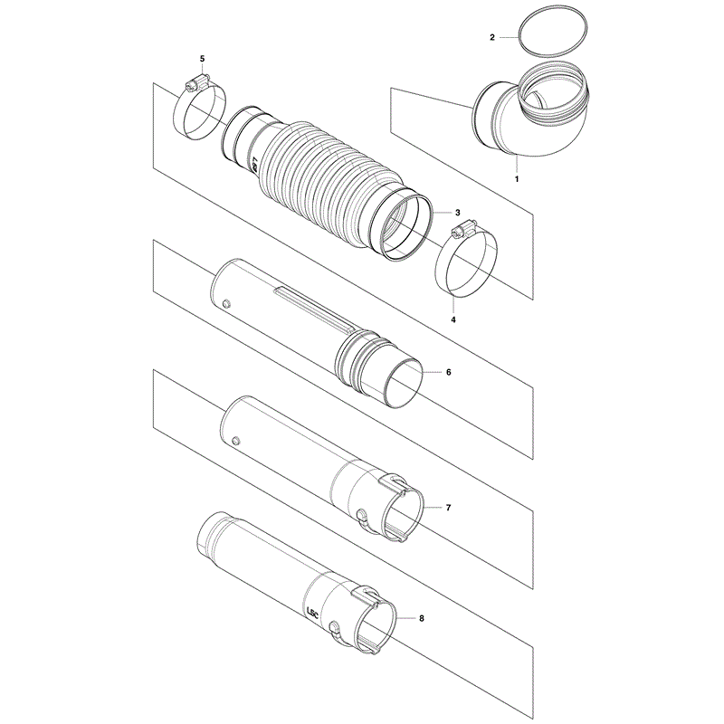 Husqvarna  370BTS (2009) Parts Diagram, Page 1