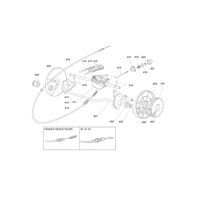 Castel / Twincut / Lawnking R534TRE (R534TRE) Parts Diagram, Page 3