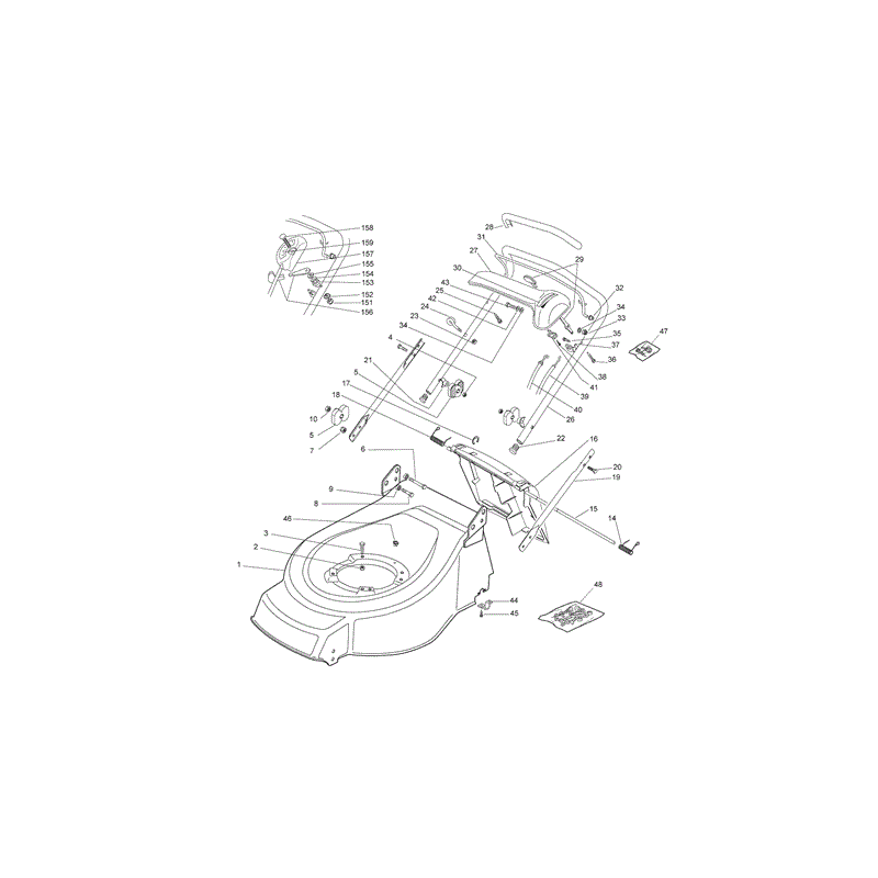 Castel / Twincut / Lawnking TD484ROLLER (T484ROLLER) Parts Diagram, Page 1