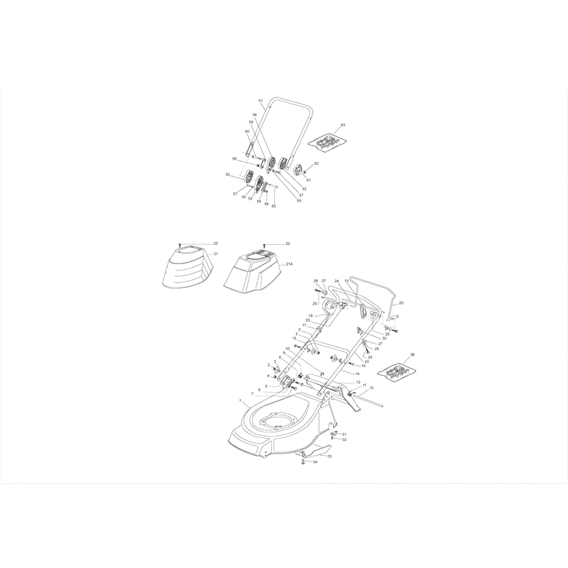 Castel / Twincut / Lawnking TD430TR (TD430TR) Parts Diagram, Page 1
