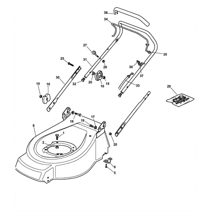 Mountfield S461R-HP (2010) Parts Diagram, Page 1
