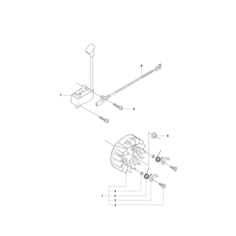Husqvarna 435e Chainsaw (2011) Parts Diagram, Ignition System