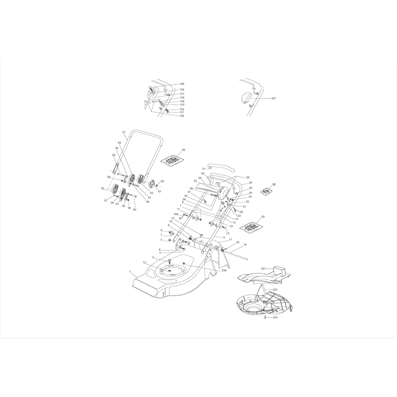 Castel / Twincut / Lawnking TD434 (TD434) Parts Diagram, Page 1