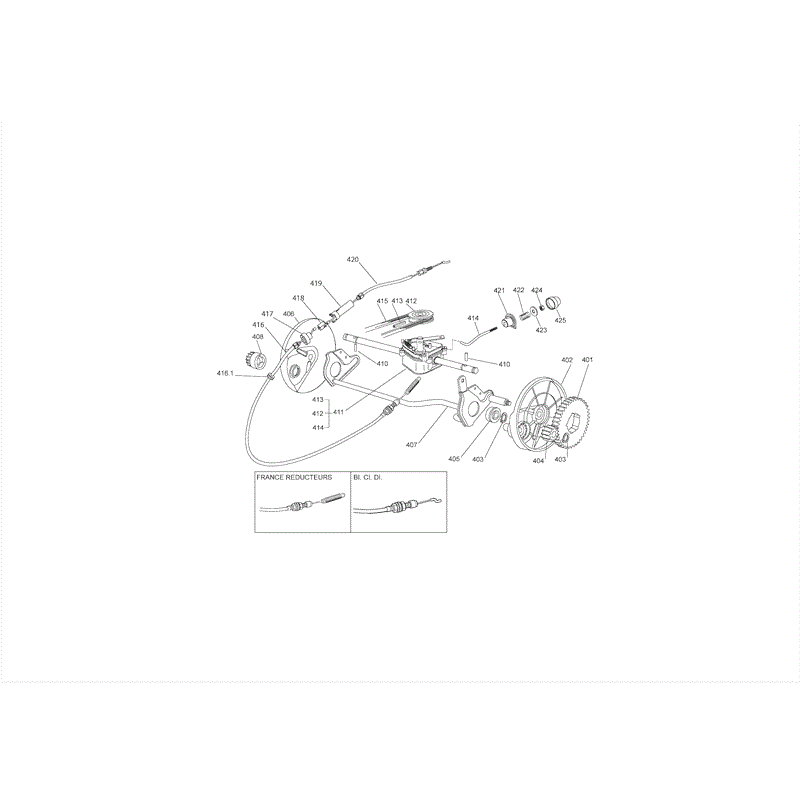 Castel / Twincut / Lawnking TDL430TR (TDL430TR) Parts Diagram, Page 3