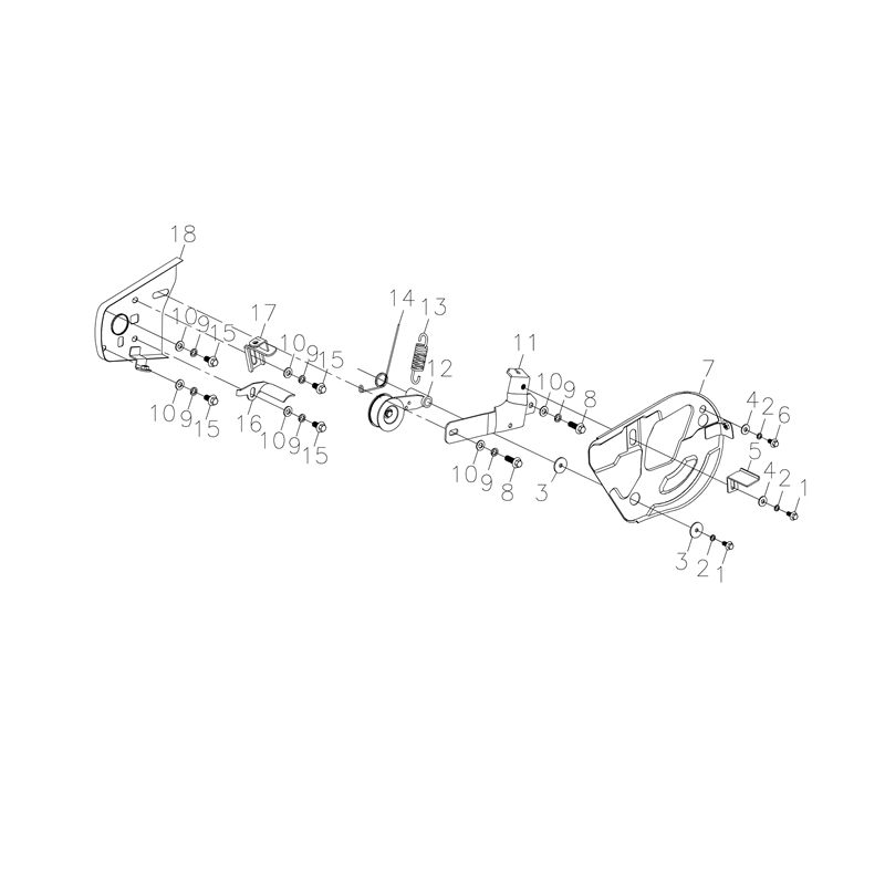Bertolini 205 (K800 HC) (205 (K800 HC)) Parts Diagram, Spoke levers
