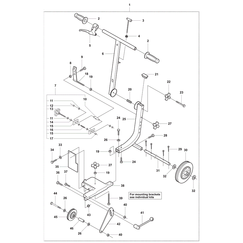 Husqvarna  KV03 TROLLRY (2007) Parts Diagram, Page 1